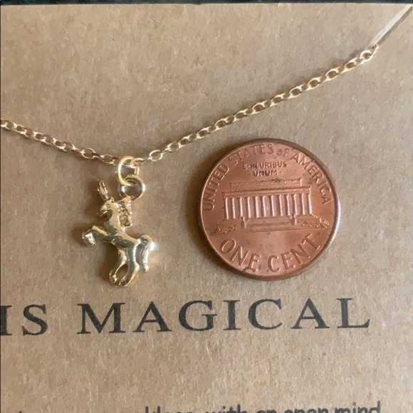 Life Is Magical Unicorn Necklace ✨🦄 - Picture 5 of 6
